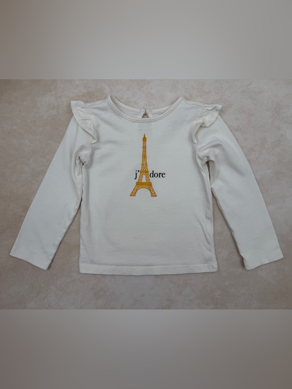 Janie and Jack Ruffle Eiffel Tower Top